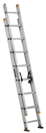 Product image for L-VIL AE3216 16' Aluminum Extension Ladder Type I 250lbs