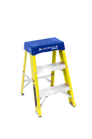 Product image for L-VIL FS2002 2FT FG STEP STOOL LADDER TYPE I 250LB FIBERGLASS STEPLADDER