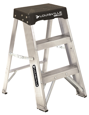 Product image for L-VIL AS3002 2FT AL STEP STAND TYPE IA 300LB ALUMINUM STEPLADDER 300lbs