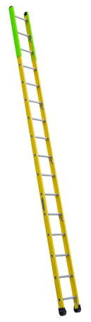 Product image for L-VIL FE8916 16FT FG MANHOLE LADDER TYPE IAA 375LB FIBERGLASS MANHOLE LADDER