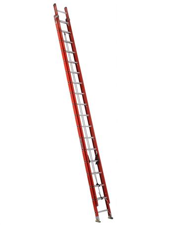 Product image for Louisville Ladder FE3236 36 Foot 300 lb Capacity Fiberglass Extension Ladder