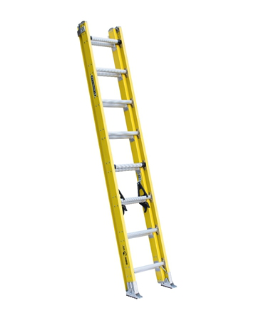 Product image for Louisville Ladder FE4216HD 16 Foot 375 lb Duty Rating Fiberglass Extension Ladder