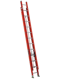Louisville Ladder FE3224 24ft Fiberglass Extension Ladder, 300lb Load Capacity