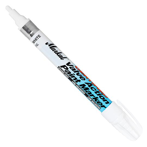 Certified Valve Action Paint Marker, White