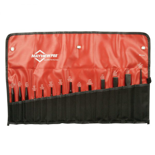 14 Pc Pro Punch & Chisel Kit