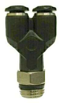 6MM X 1/4 GLOBAL MALE Y CONNECTOR