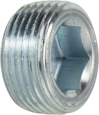 1/8 FLUSH HOLLOW HEX PLUG WITH 7/8 TAPER