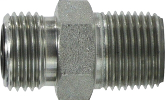 1-7/16-12X1 MALE O-RING FACE SEALXMNPT STRAIGHT CONNECTOR