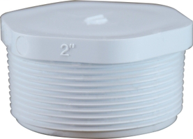 6 SCHEDULE 40 PVC THREADED PLUG
