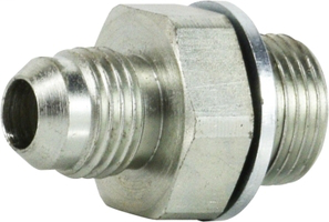 9/16-18 X 1/4-19 MJIC X MBSPP STRAIGHT CONNECTOR
