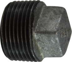 1/2 GALVANIZED SQUARE HEAD CORED PLUG