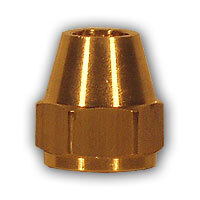 1/4 SHORT FLARE NUT .50 HEX