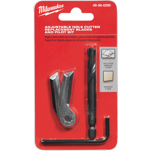 Milwaukee Tool 49-56-0290 Replacement Blades for Adjustable Hole Cutter Milwaukee Tool 49-56-0290 Replacement Blades for Adjustable Hole Cutter