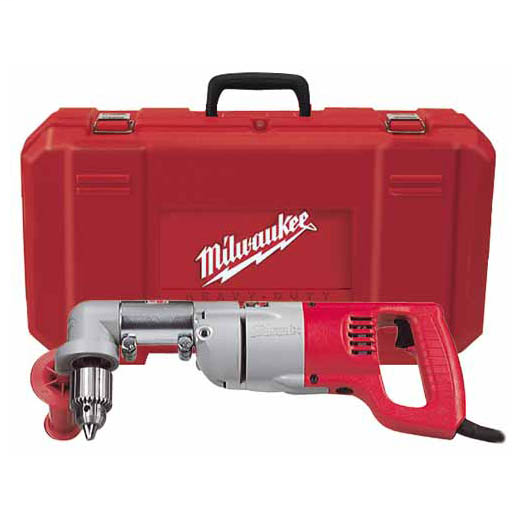 Milwaukee Tool 3002-1 120 VAC 7 Amp 1/2 Inch 600 RPM Keyed Corded D-Handle Right Angle Drill Kit Milwaukee Tool 3002-1 120 VAC 7 Amp 1/2 Inch 600 RPM Keyed Corded D-Handle Right Angle Drill Kit
