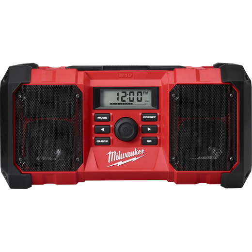 Milwaukee Tool 2890-20 18 Volt 7.7 x 15.8 x 7.75 Inch Jobsite Radio Milwaukee Tool 2890-20 18 Volt 7.7 x 15.8 x 7.75 Inch Jobsite Radio