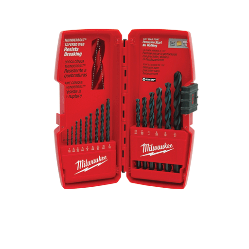 THUNDERBOLT® Black Oxide Drill Bit Set - 15 pc