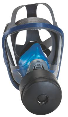 Advantage 3100 Facepiece, silicone, Rubber head harness, Black
