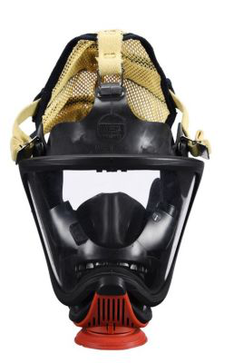 Product image for MSA 10043419 FACEPIECE ASSY NON NFPA BLK HYCAR SM