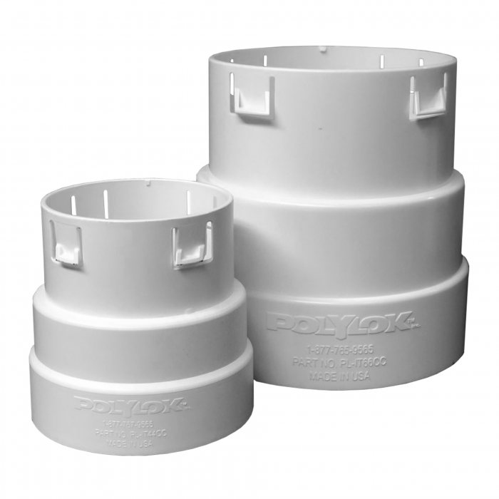 4" & 6" Corrugated Pipe Adapters - 4"