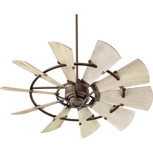 Windmill 52-in 10 Blade Oiled Bronze Modern Farmhouse Ceiling Fan