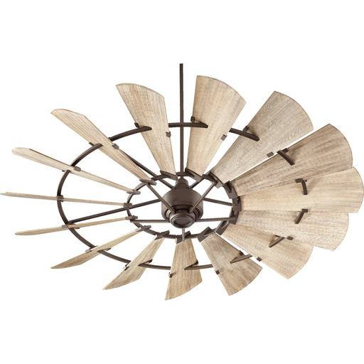 Windmill 72-in 15 Blade Oiled Bronze Transitional Ceiling Fan