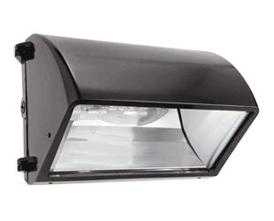 Wallpack 100W,Mh Qt HPF Cutoff And Lamp, Bronze