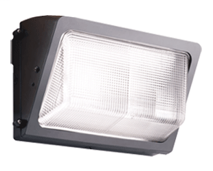 Product image for RAB WP2SH150QT 150 W 120/208/240/277 Volt 14 x 7-1/4 x 9 Inch Bronze HID Wall Pack