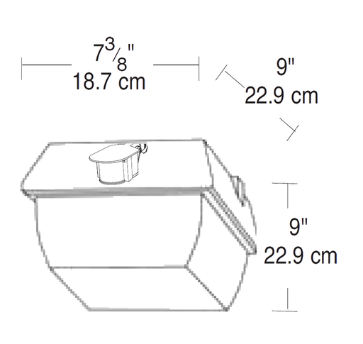 Product image for RAB VAN5F64MS 12X12 2X32W CLG VP FX