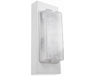 Product image for RAB VAN6F26W/277/PC2 VANDALPROOF 6IN X 13IN WALL 2 X 13W 277V 277V PC WHITE