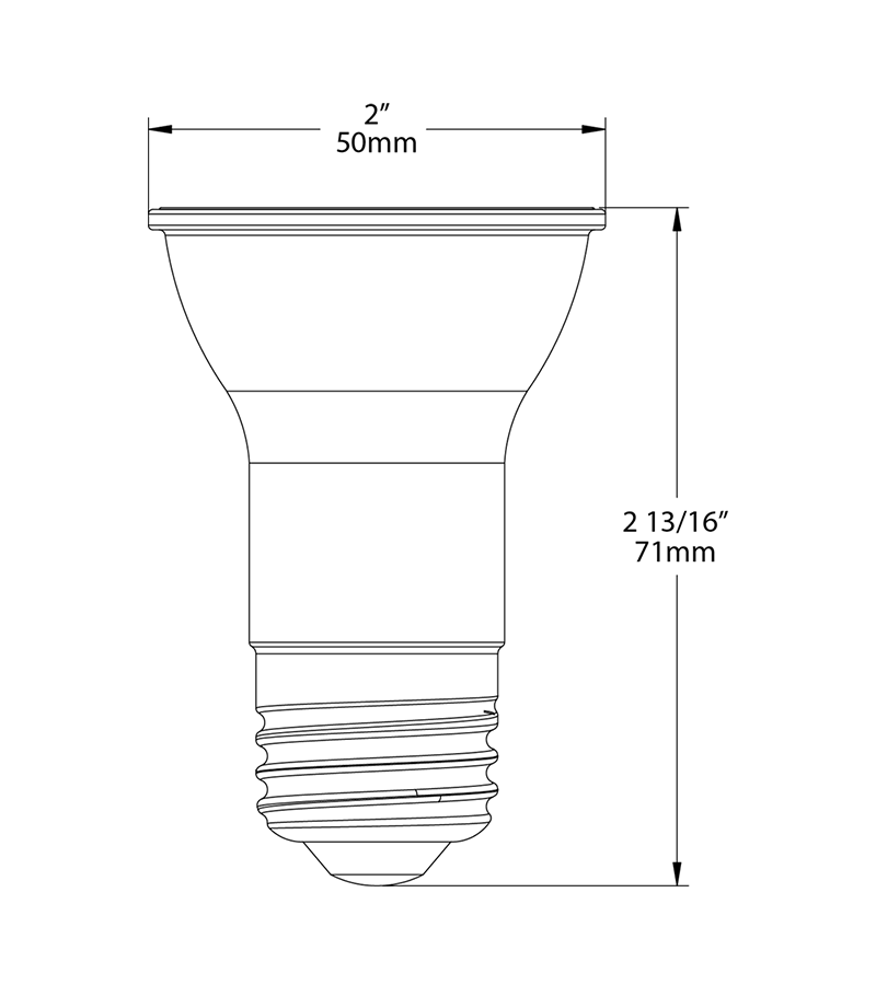 Product image for RAB PAR16-8-930-35D-DIM PAR16 8W 60