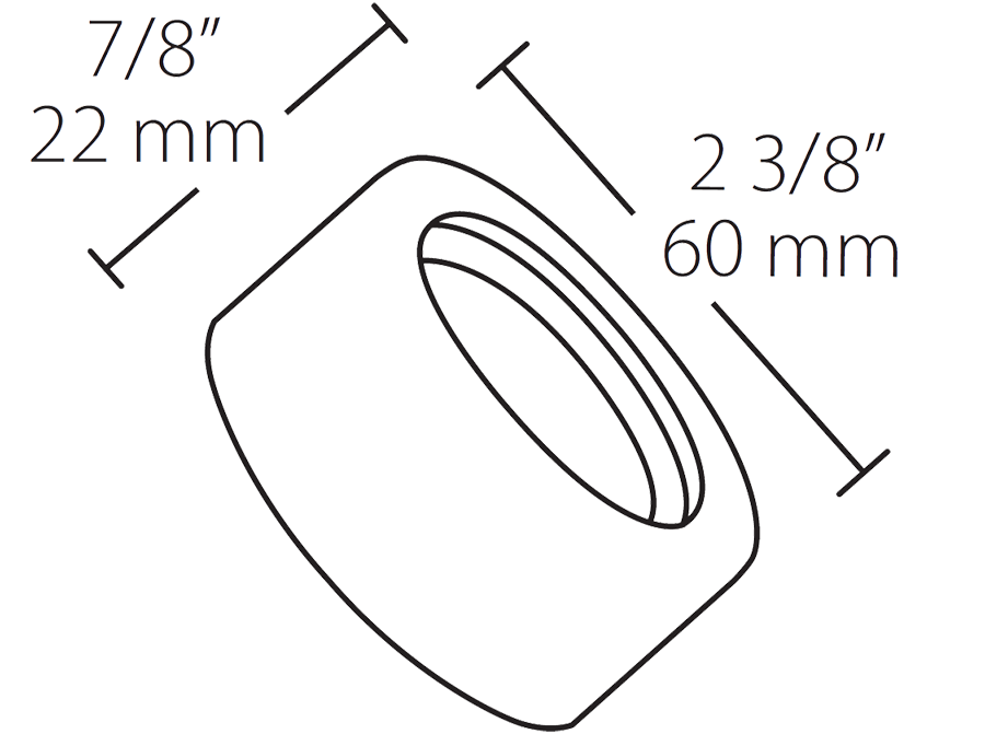 RAB LNSLFLED8B NARROW SPOT HOOD LFL Cooper Electric