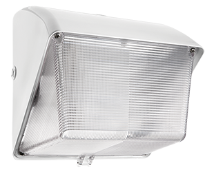 Product image for RAB WP1H70W 70 W 120 Volt 8-1/2 x 7-1/2 x 8-5/8 Inch White HID Wall Pack