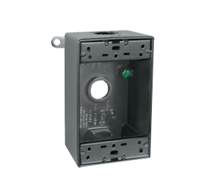 Product image for RAB B5 SINGLE OUTLET 5 HOLE BOX 1/2