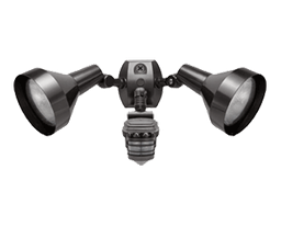 RAB STL360H 120 Volt 1000 W 360 Degrees 5-5/8 x 7 Inch Bronze Outdoor Lighting Sensor with Bullet Flood Kit