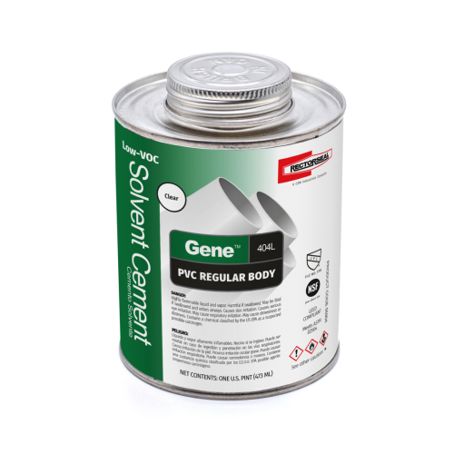 Product image for RES 55904 PVC 404L SERIES LOW VOC SOLVENT CEMENT PINTS