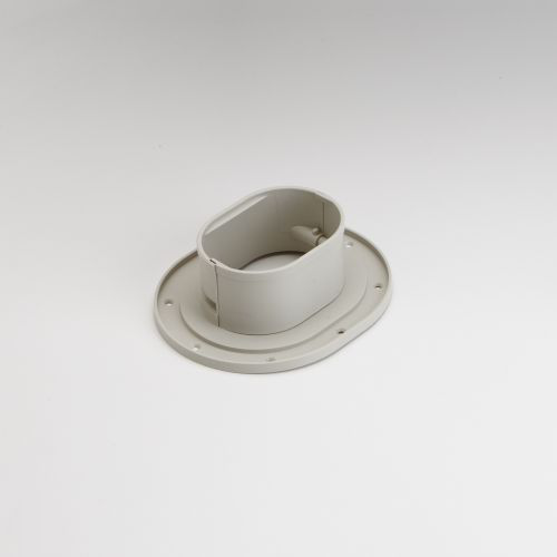 84137 - Fortress Lineset Covers 4.5" Wall Flange, Ivory 122