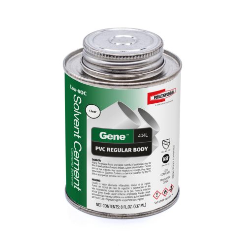 Product image for RES 55902 PVC 404L SERIES LOW VOC SOLVENT CEMENT 1/2 PINTS