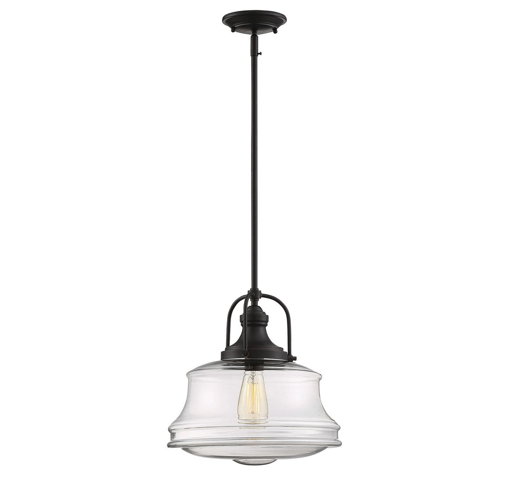 Product image for SAVOY 7-5012-1-13 GARVEY 1 LIGHT 14IN PENDANT