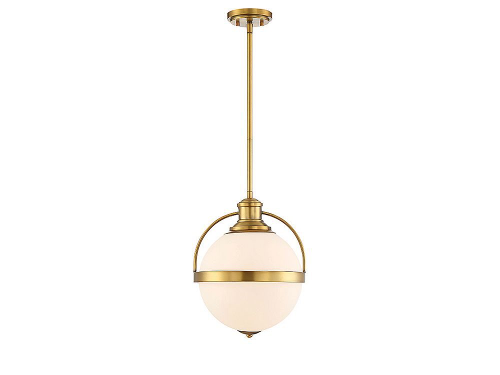 Product image for Westbourne 1 Light Pendant - Warm Brass