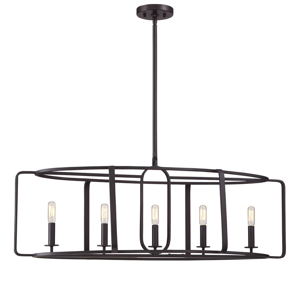 Product image for SAVOY 1-1180-5-13 SANTINA 5-LT CHANDELIER