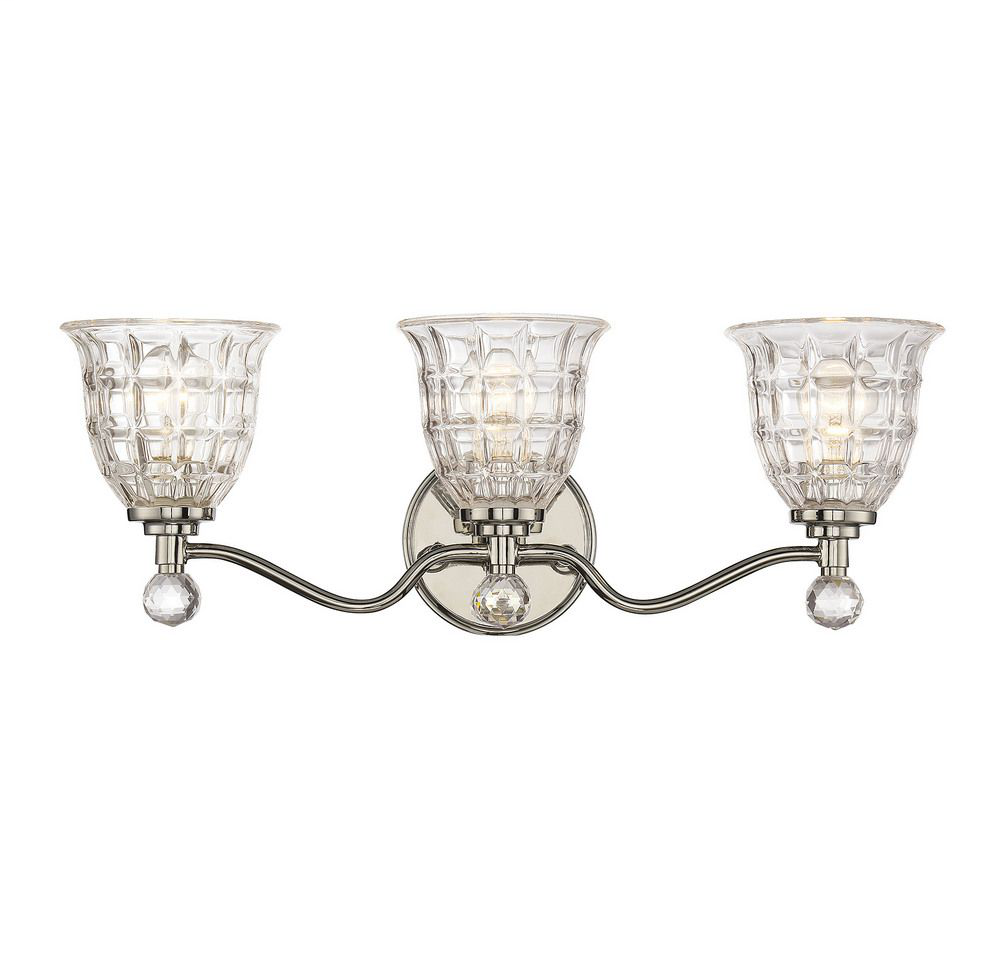 Product image for SAVOY 8-880-3-109 BIRONE THREE LIGHT VANITY