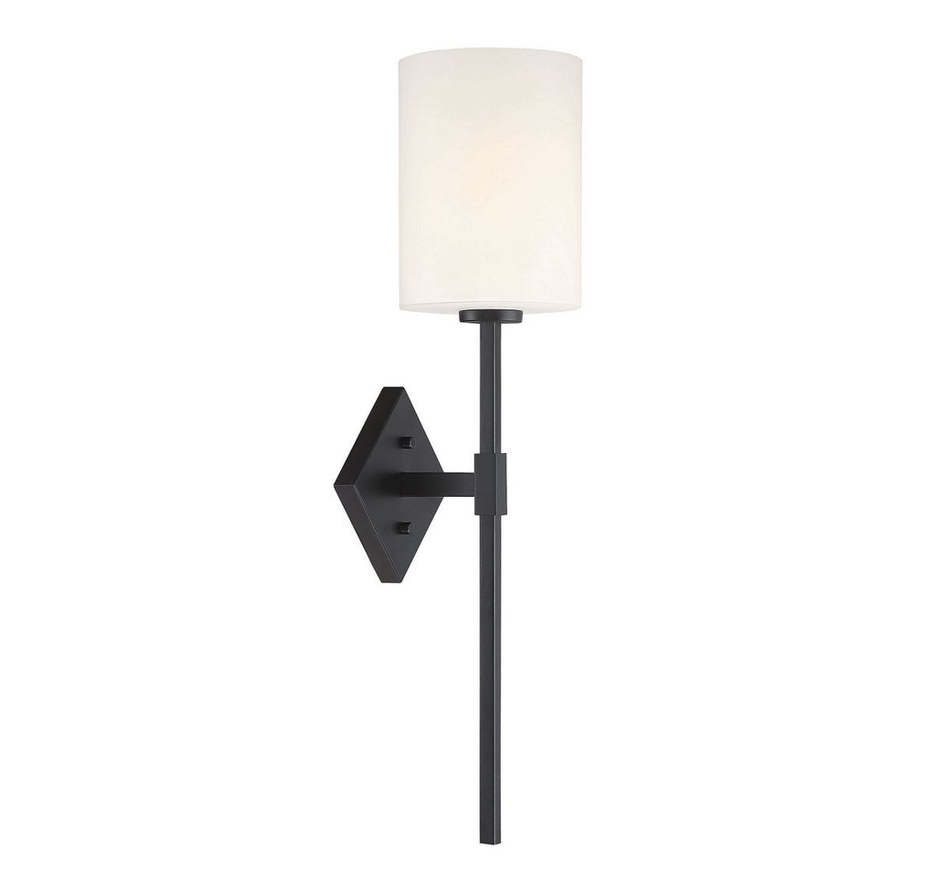Product image for Destin 1 Light Black Wall Sconce - Matte Black
