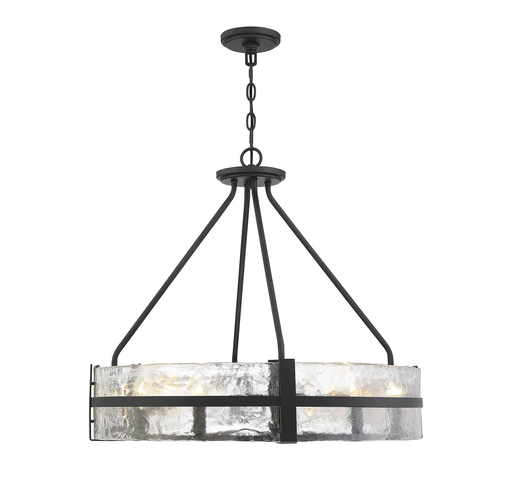 Product image for Hudson 8 Light Pendant - Matte Black