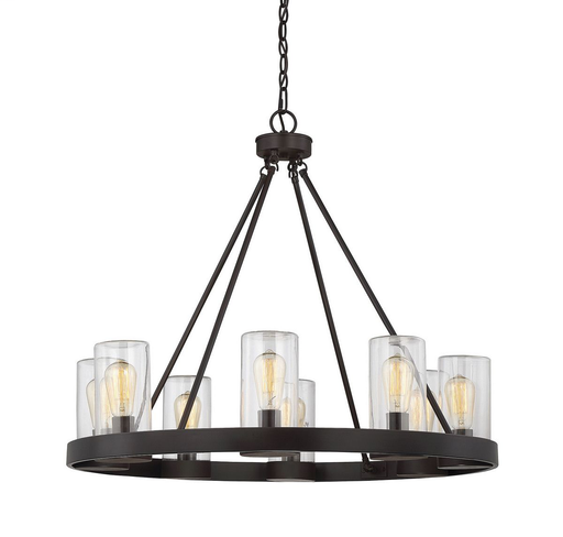 Product image for SAVOY 1-1130-8-13 INMAN 8-LT OUTDOOR CHANDELIER