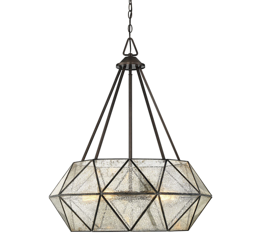 Product image for Tartan 5 Light Pendant - Oiled Burnished Bronze