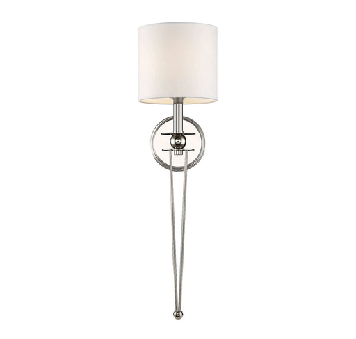 Chaplin 1 Light Sconce, Polished Nickel