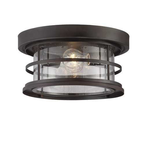Product image for SAVOY 5-369-13-13 BARRETT 2-LIGHT OUTDOOR CEILING LIGHT IN ENGLISH BRONZE