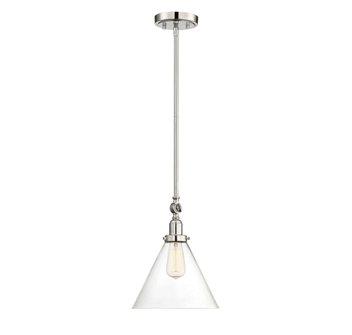 Product image for Drake 1 Light Pendant - Polished Nickel
