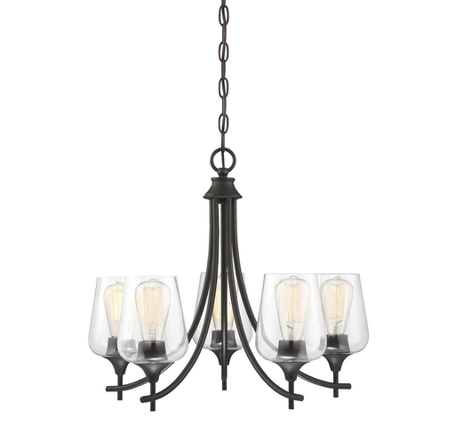 Product image for Octave 5 Light Chandelier - English Bronze