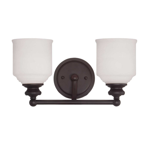 Melrose 2 Light Bath Bar, English Bronze